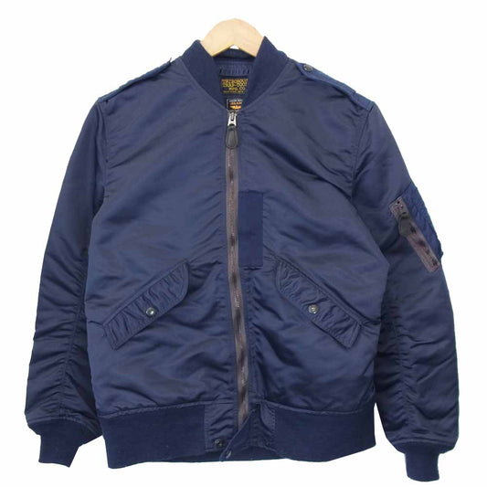 JELADO ジェラード  × COLIMBO コリンボ L-2A Mi1-J-5391A フライト ジャケット ネイビー系 40【中古】