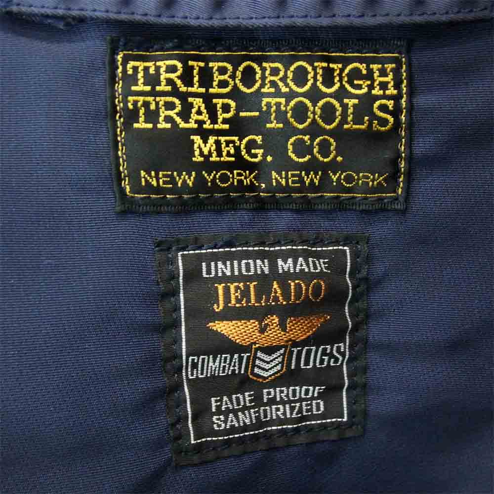 JELADO ジェラード  × COLIMBO コリンボ L-2A Mi1-J-5391A フライト ジャケット ネイビー系 40【中古】