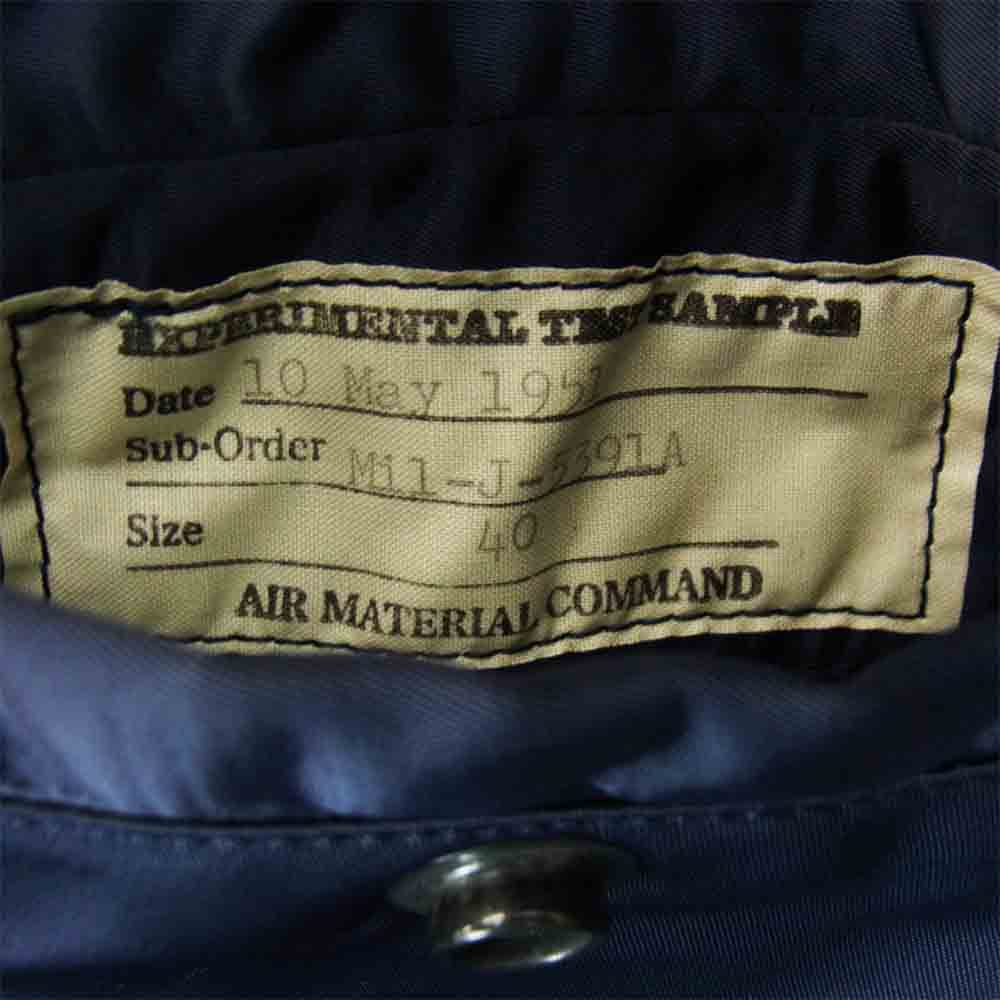 JELADO ジェラード  × COLIMBO コリンボ L-2A Mi1-J-5391A フライト ジャケット ネイビー系 40【中古】