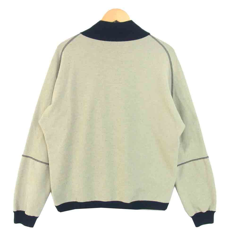 エトセンス 18AW リバーシブル モックネック ニット モック ネック ネイビー系 表記無し【中古】