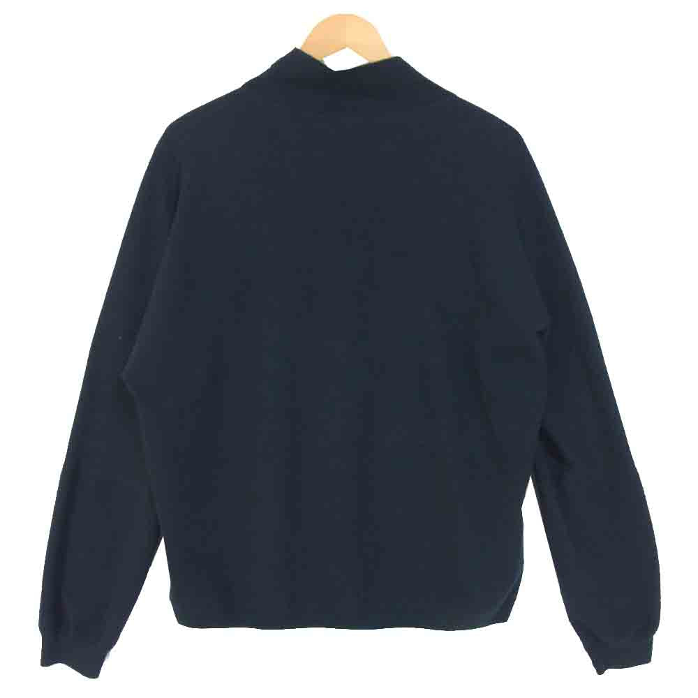 エトセンス 18AW リバーシブル モックネック ニット モック ネック ネイビー系 表記無し【中古】