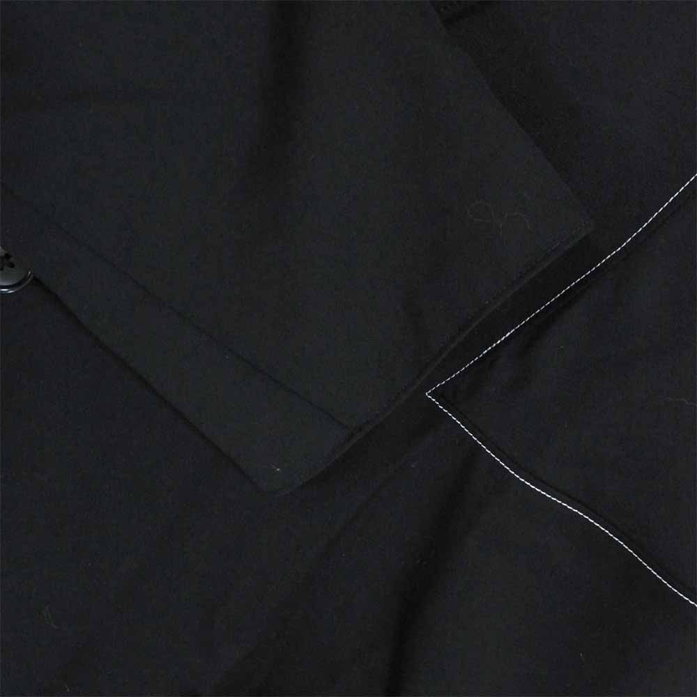 サルバム 20AW SM-CO1-100 Gabardine over coat ウールギャバジン アシンメトリー オーバーコート ブラック系 M【中古】