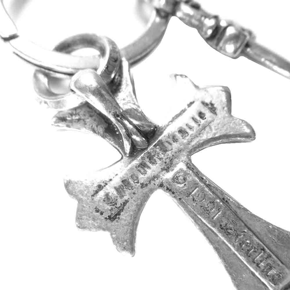 CHROME HEARTS クロムハーツ（原本無） スモール CH クロス ダガー キーリング  シルバー系【中古】