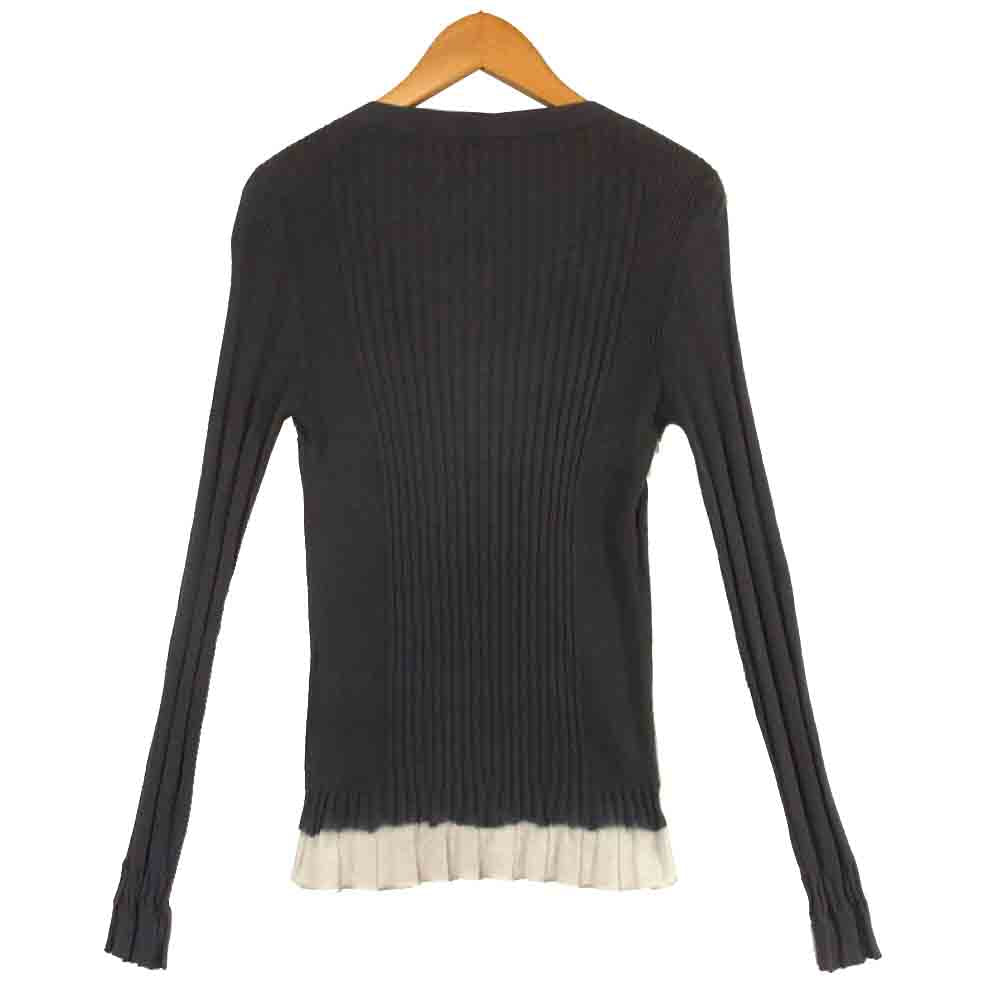 PRADA プラダ コットン カーディガン イタリア製 グレー系 40【中古】