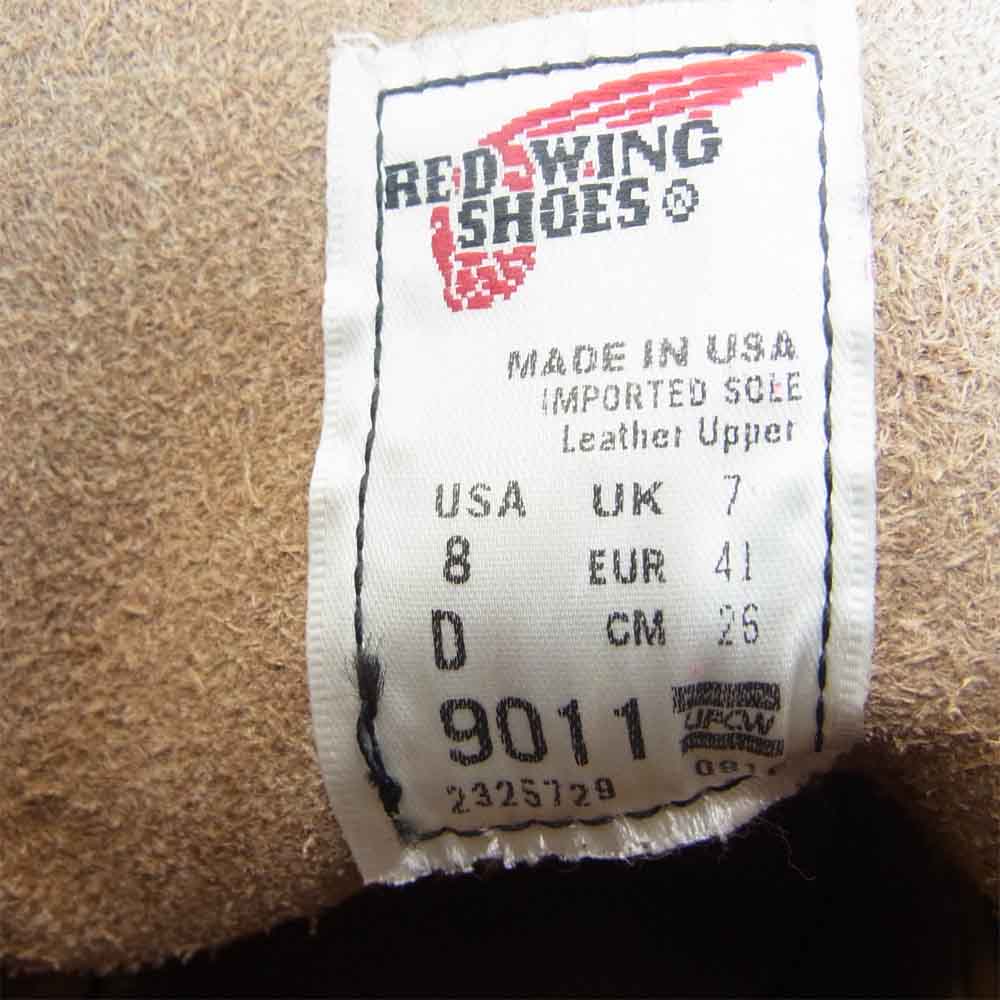 RED WING レッドウィング 9011 BECKMAN ベックマン エンジ系 USA8D【美品】【中古】