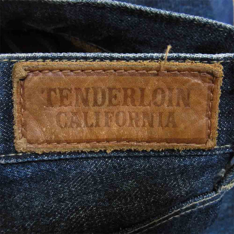 TENDERLOIN テンダーロイン T-RIDERS シンチバック デニム パンツ インディゴブルー系 S【中古】