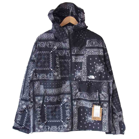 THE NORTH FACE ノースフェイス NP71535 Novelty Compact Jacket RB ノベルティー コンパクト ジャケット バンダナ リニューアル ブラック ブラック系 L【新古品】【未使用】【中古】
