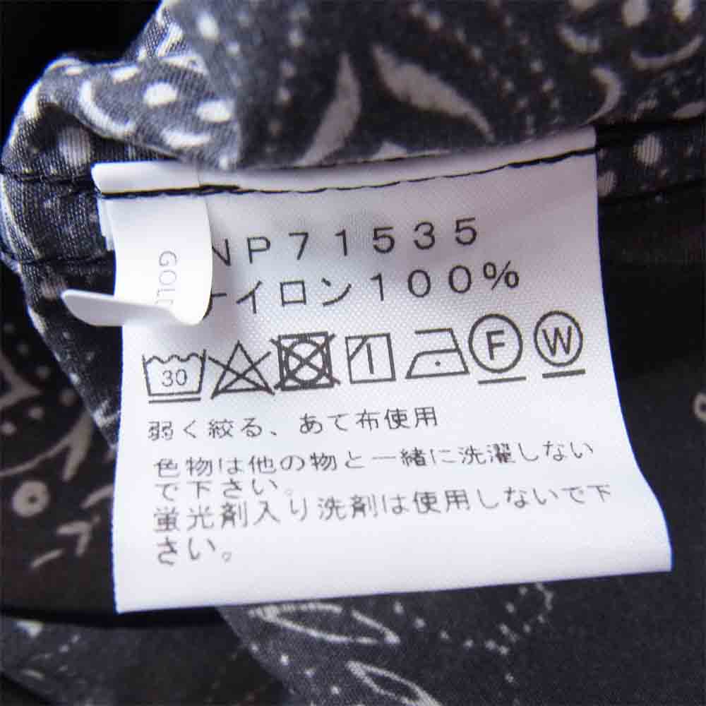 THE NORTH FACE ノースフェイス NP71535 Novelty Compact Jacket RB ノベルティー コンパクト ジャケット バンダナ リニューアル ブラック ブラック系 L【新古品】【未使用】【中古】