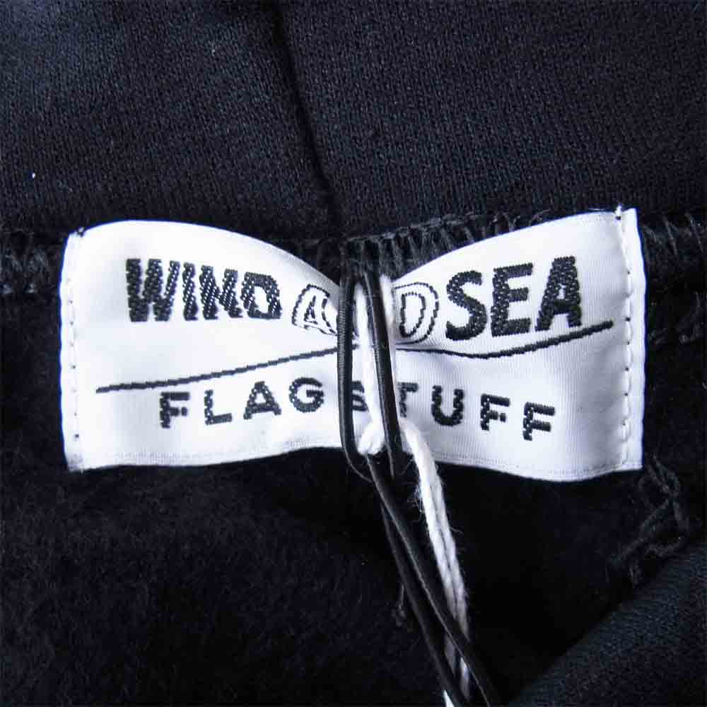 ウィンダンシー 20AW 20AW-SEAXFS-03 × F-LAGSTUF-F X WDS HOODIE フラグスタッフ ウィンダンシー フーディー パーカー ブラック系 XL【新古品】【未使用】【中古】