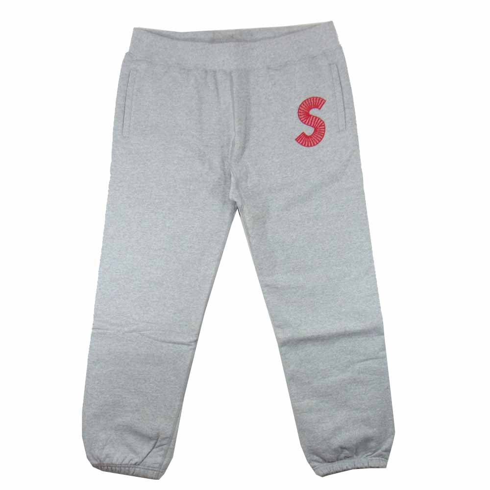 Supreme シュプリーム 20AW 納品書付 S Logo Sweatpant エス ロゴ スウェット パンツ グレー系 L【新古品】【未使用】【中古】