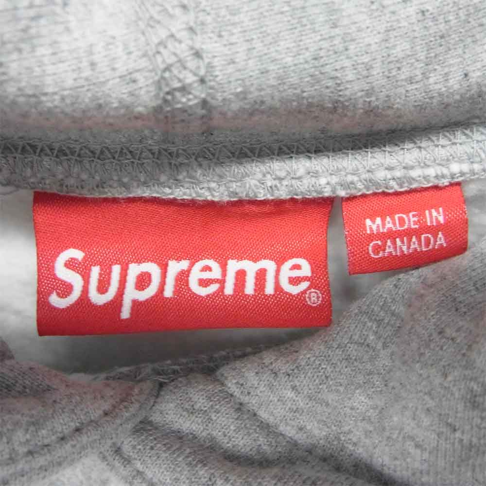 Supreme シュプリーム 20AW 納品書付 S Logo Hooded Sweatshirt エス ロゴ フーデッド スウェット シャツ グレー系 L【新古品】【未使用】【中古】