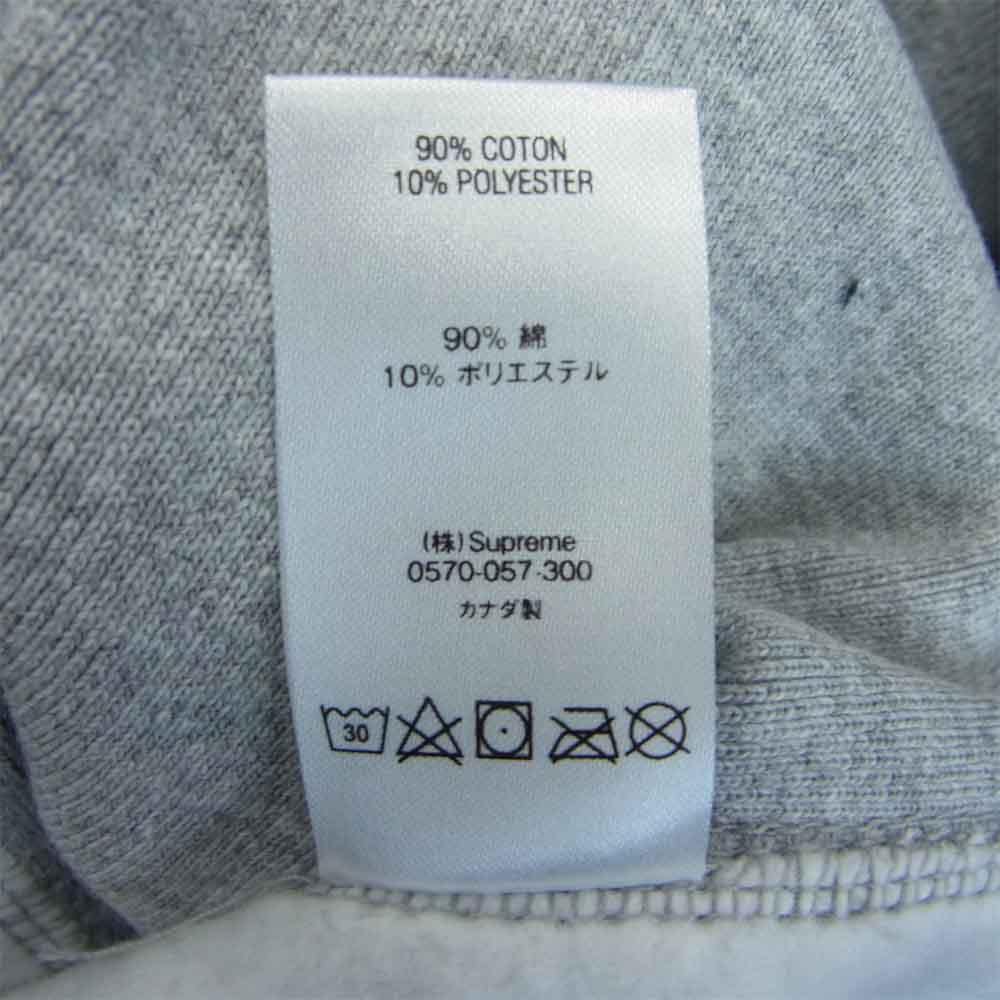 Supreme シュプリーム 20AW 納品書付 S Logo Hooded Sweatshirt エス ロゴ フーデッド スウェット シャツ グレー系 L【新古品】【未使用】【中古】