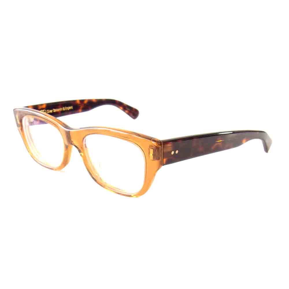 オリバーゴールドスミス CONSUL コンスル ウェリントン 度入り ブラウン系 48□18-140【中古】