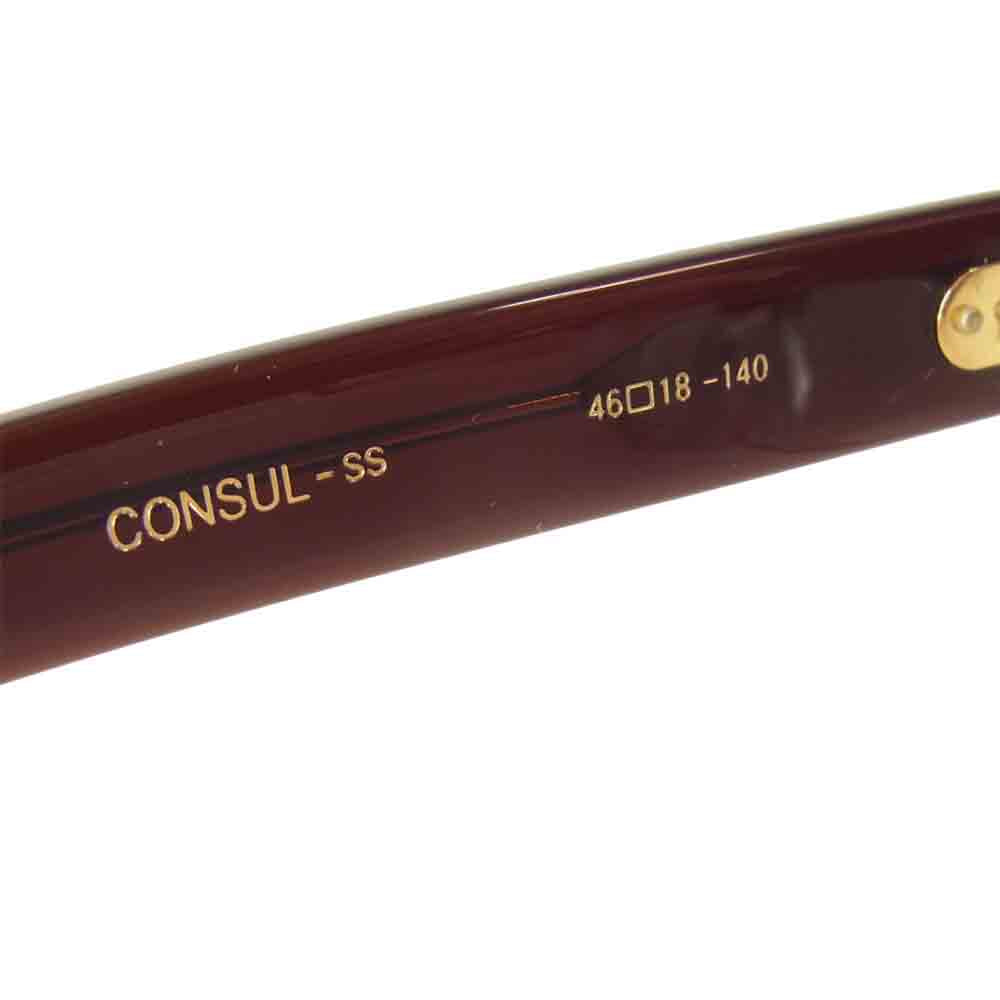 オリバーゴールドスミス CONSUL コンスル ウェリントン 度入り ブラウン系 46□18-140【中古】