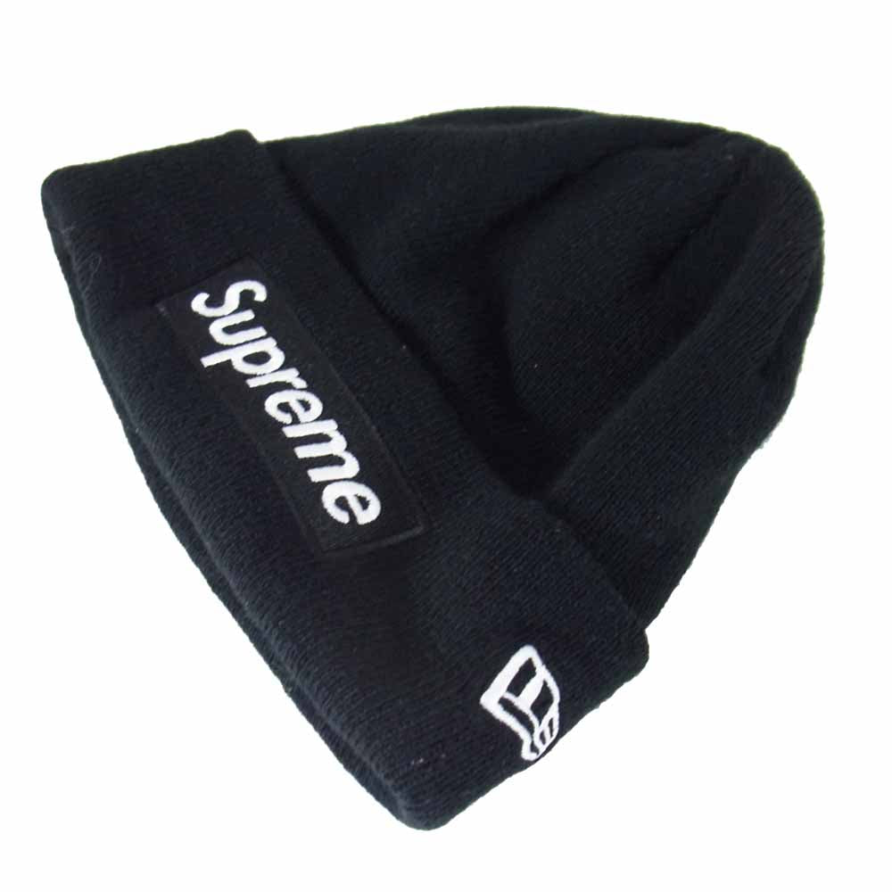 Supreme シュプリーム 18AW New Era ニューエラ Box Logo Beanie ボックスロゴ ビーニー ブラック系【美品】【中古】