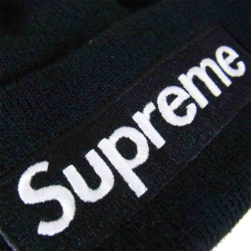 Supreme シュプリーム 18AW New Era ニューエラ Box Logo Beanie ボックスロゴ ビーニー ブラック系【美品】【中古】