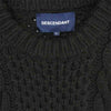 DESCENDANT ディセンダント ARAN WOOL KNIT アラン ウール ニット ブラック系 グレー系 3【美品】【中古】