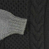 DESCENDANT ディセンダント ARAN WOOL KNIT アラン ウール ニット ブラック系 グレー系 3【美品】【中古】