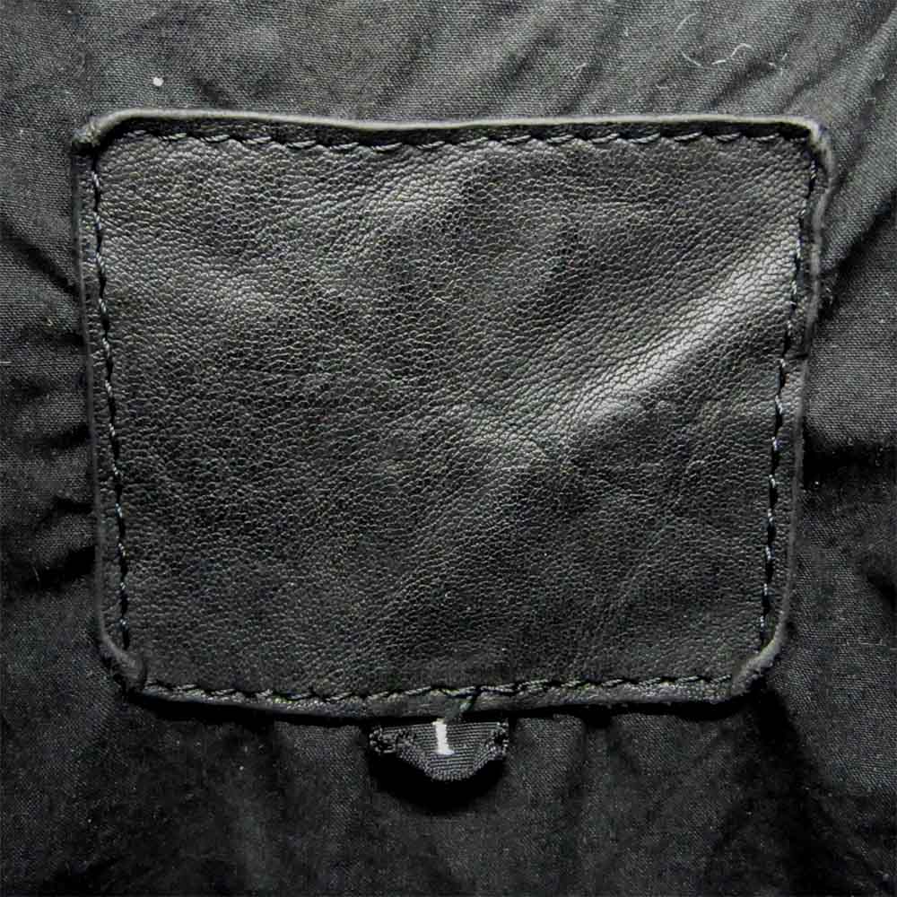 イサムカタヤマ バックラッシュ 1773-07 JAPAN SHOULDER GARMENT-DYED DOUBLE RIDERS ジャパン ショルダー ダブル ライダース ブラック系 S 1【新古品】【未使用】【中古】