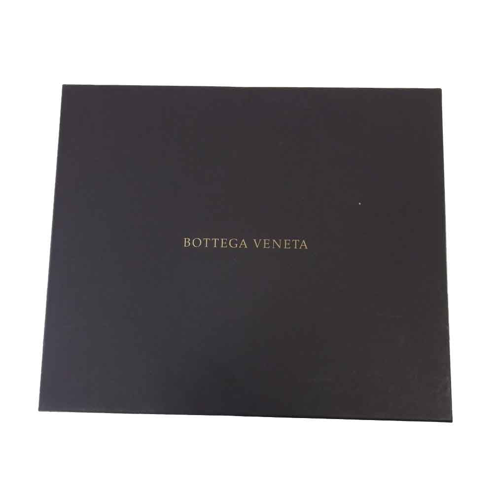 BOTTEGAVENETA ボッテガヴェネタ 610238 ブロック レザー スクエア トゥ ブーツ ブラック系 36【美品】【中古】