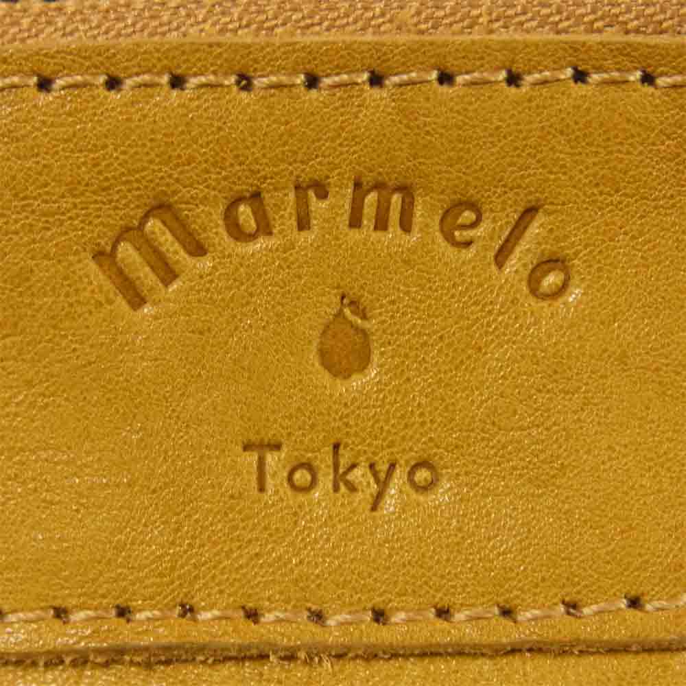 マルメロ レザー ショルダー バッグ イエローブラウン系【中古】