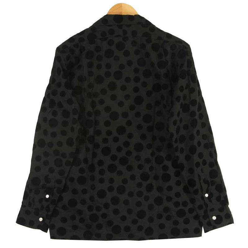 モヒート 2091-1106 ABSHINTH SHIRTS BLACK DOTS ドット 長袖 シャツ グレー系 ブラック系 S【美品】【中古】