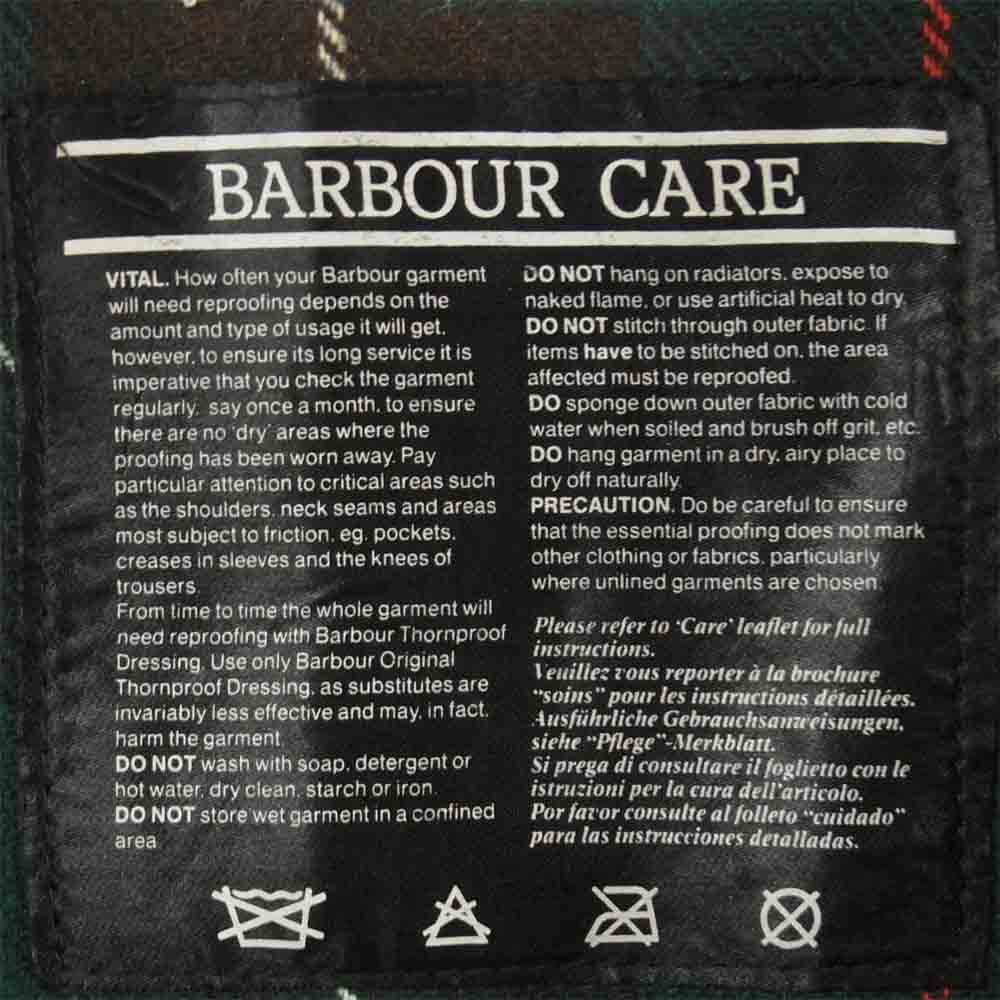 Barbour バブアー × Northumbria ノーザンブリア オイルド ジャケット カーキ系【中古】