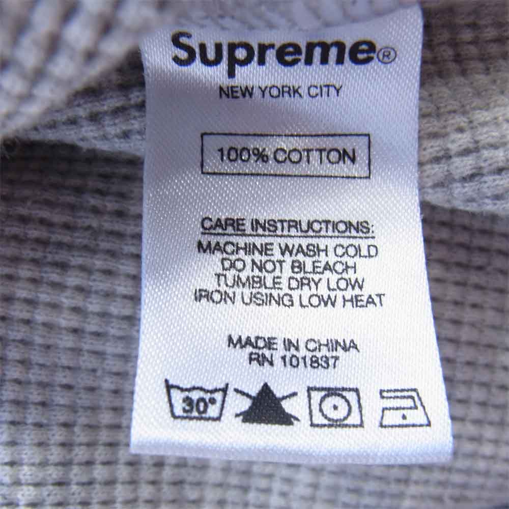 Supreme シュプリーム 17AW Arc Logo L/S Thermal アークロゴロングスリーブTシャツ グレー系 S【中古】