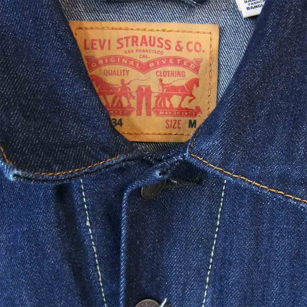 Levi's リーバイス 72334 THE TRUCKER 3RD ジージャン インディゴブルー系 M【美品】【中古】