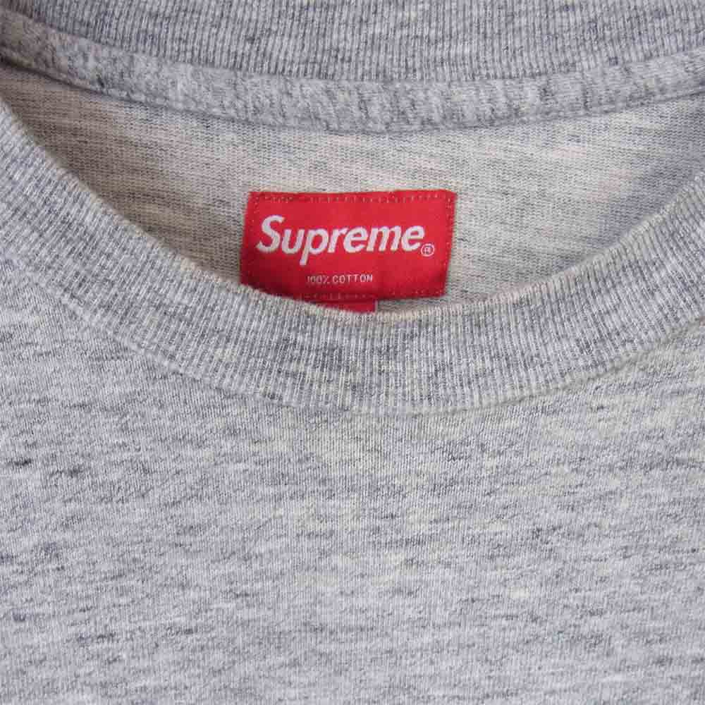 Supreme シュプリーム 18AW L/S Pocket Tee グレー系 S【中古】
