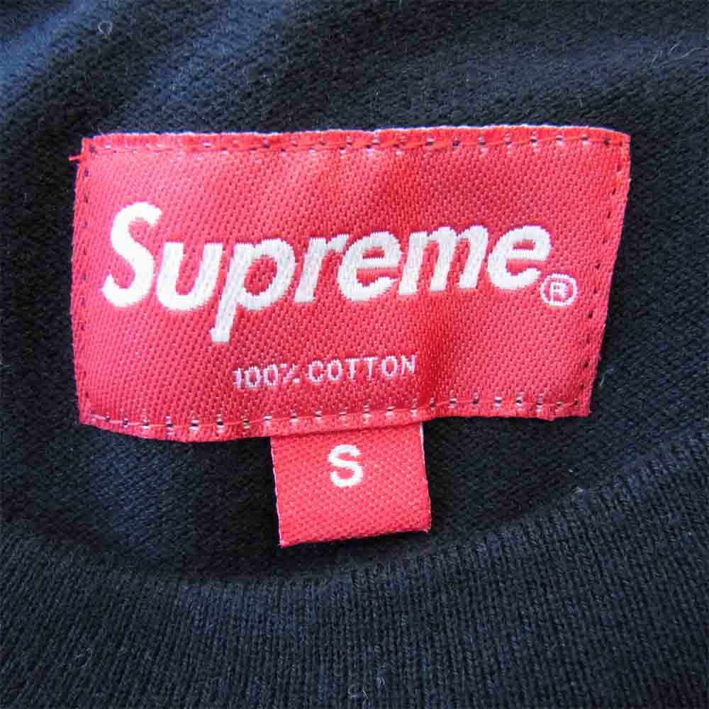 Supreme シュプリーム 18SS Shadow Stripe L/S Top シャドー ストライプ トップ ブラック系 S【中古】