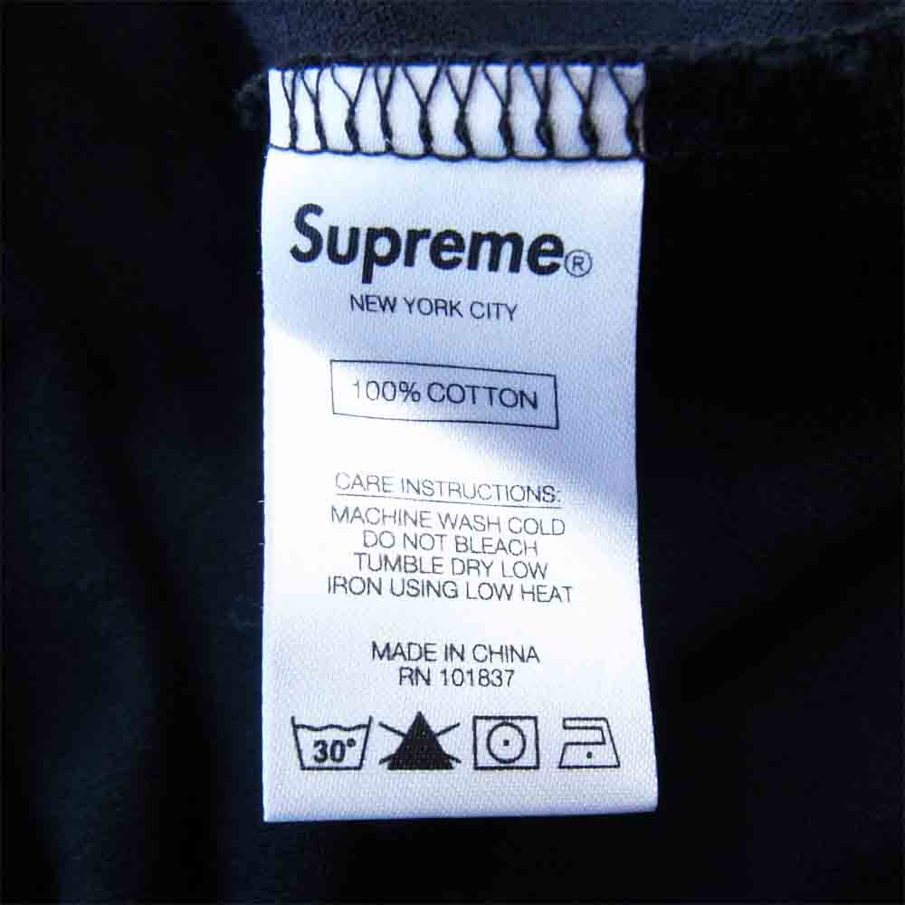 Supreme シュプリーム 18SS Shadow Stripe L/S Top シャドー ストライプ トップ ブラック系 S【中古】