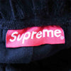 Supreme シュプリーム 17SS Logo Stripe Terry Short ロゴストライプ テリー パイル ショーツ ブラック系 S【中古】