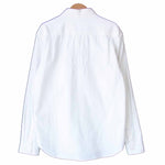 Supreme シュプリーム 17SS Denim Shirt バックアーチロゴ ホワイトデニム シャツ ホワイト系 S【中古】