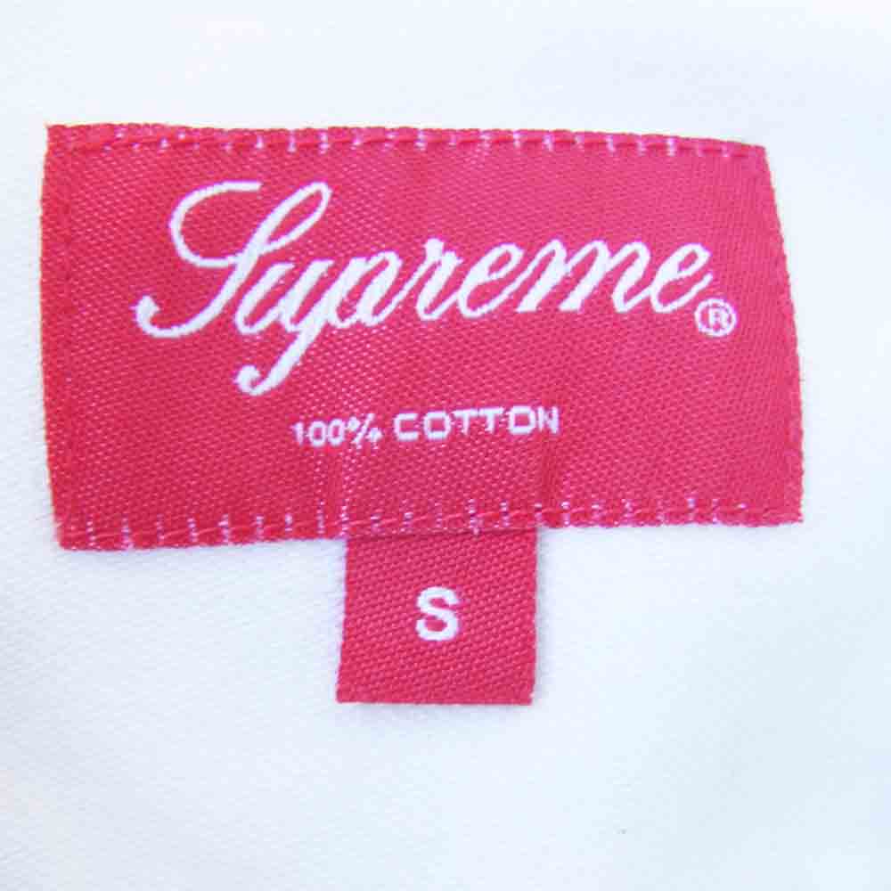Supreme シュプリーム 17SS Denim Shirt バックアーチロゴ ホワイトデニム シャツ ホワイト系 S【中古】