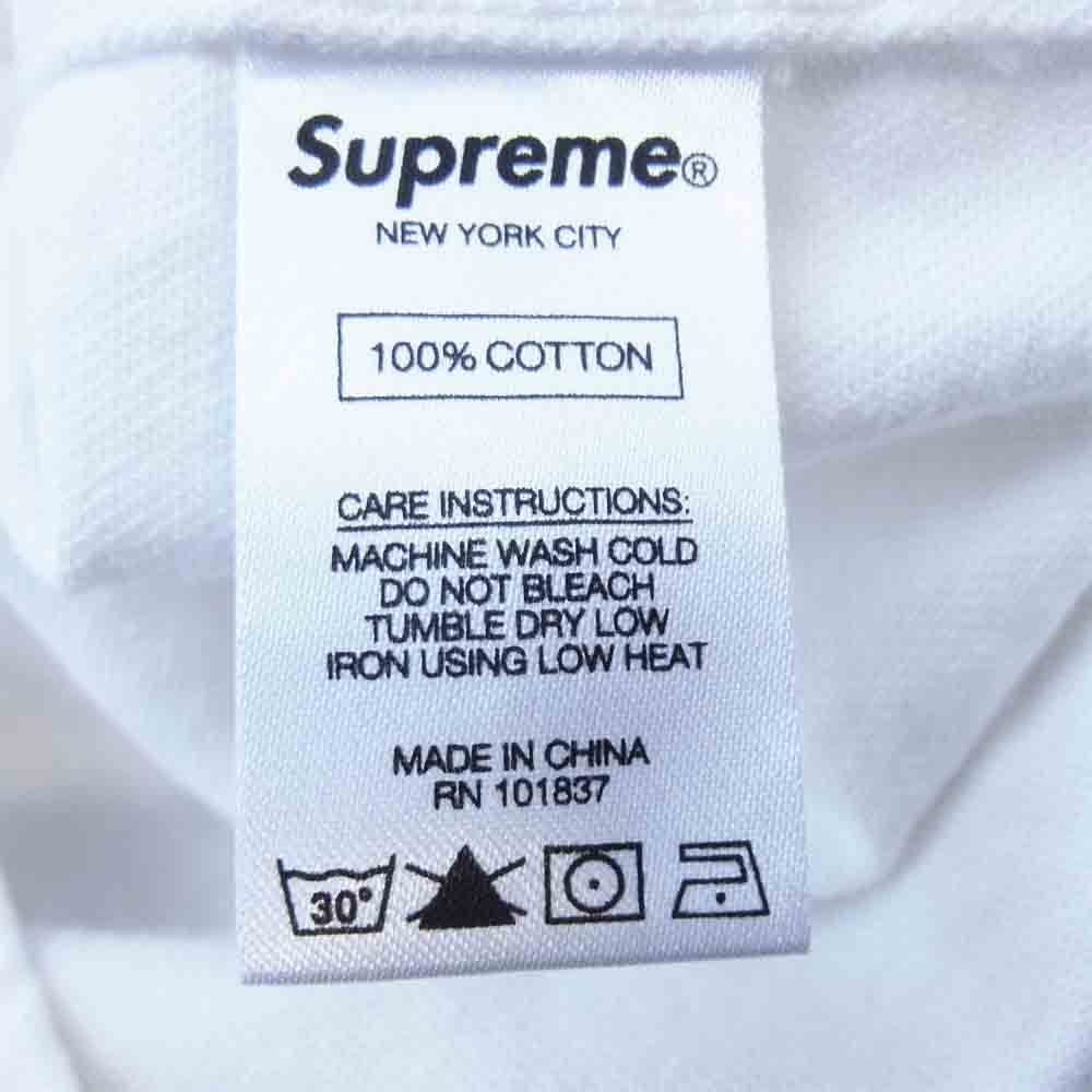 Supreme シュプリーム 17SS Denim Shirt バックアーチロゴ ホワイトデニム シャツ ホワイト系 S【中古】