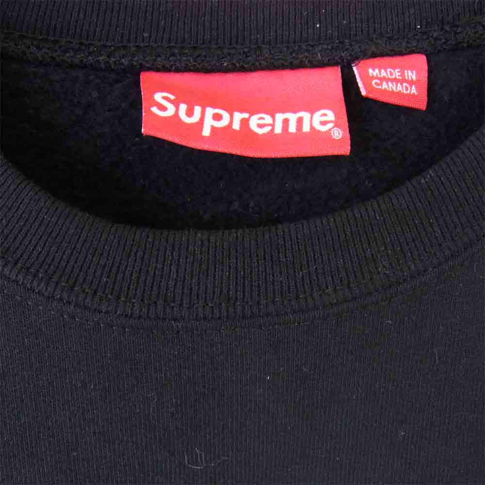 Supreme シュプリーム 18AW World Famous Crewneck ワールドフェイマス スウェット ブラック系 M【中古】