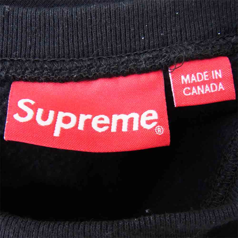 Supreme シュプリーム 18AW World Famous Crewneck ワールドフェイマス スウェット ブラック系 M【中古】