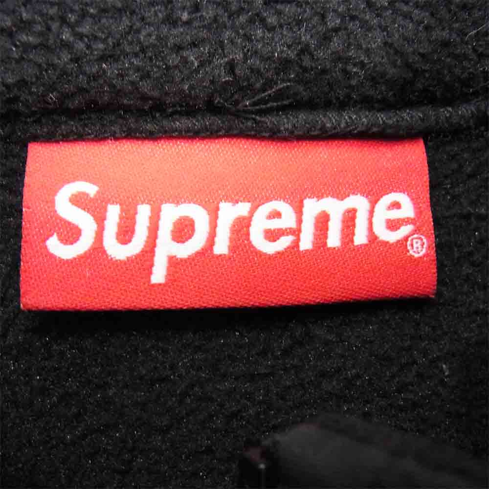 Supreme シュプリーム 18AW Polartec Zip Up Jacket ポーラテックジップアップジャケット ブラック系 M【中古】