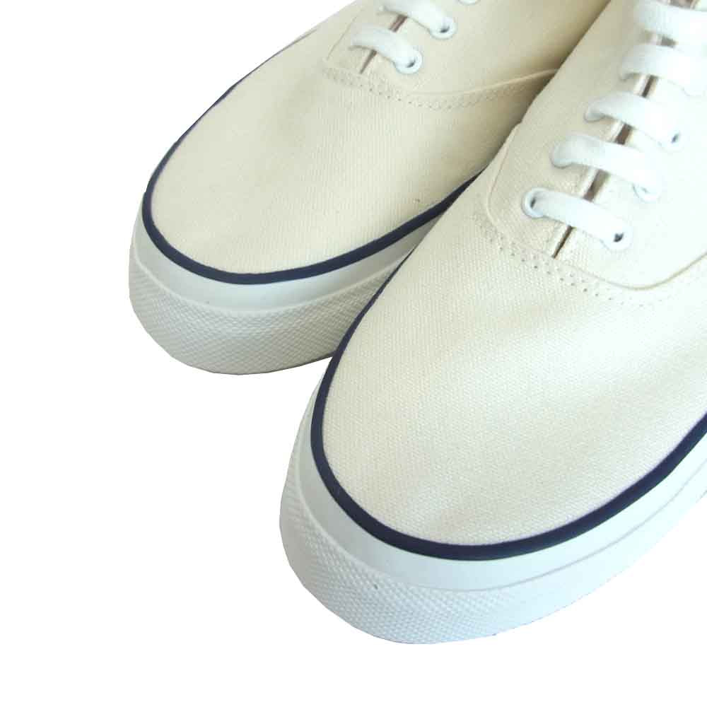 アナトミカ 540-501-020 WAKOUWA ワクワ HI WHITE SOLE ハイカット デッキシューズ スニーカー オフホワイト系 オフホワイト系 25cm【極上美品】【中古】