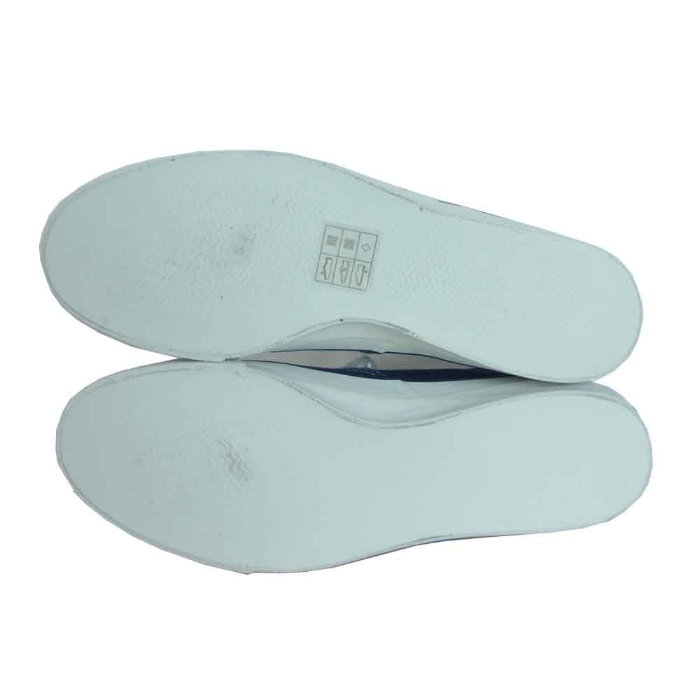 アナトミカ 540-501-020 WAKOUWA ワクワ HI WHITE SOLE ハイカット デッキシューズ スニーカー ブルー系 ネイビー系 25.5【新古品】【未使用】【中古】