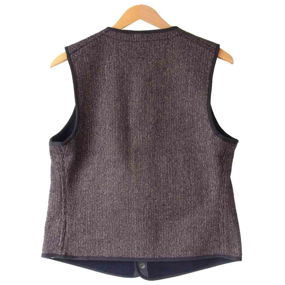 アナトミカ 530-522-08 BROWNS BEACH VEST ビーチクロス ベスト ネイビー系 42【新古品】【未使用】【中古】