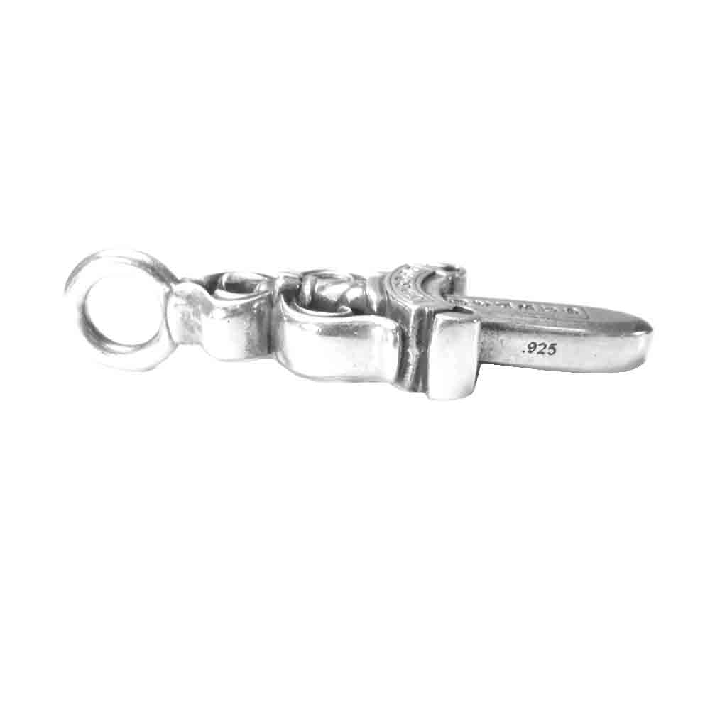 CHROME HEARTS クロムハーツ（原本無） ダブルダガー ペンダント シルバー系【中古】