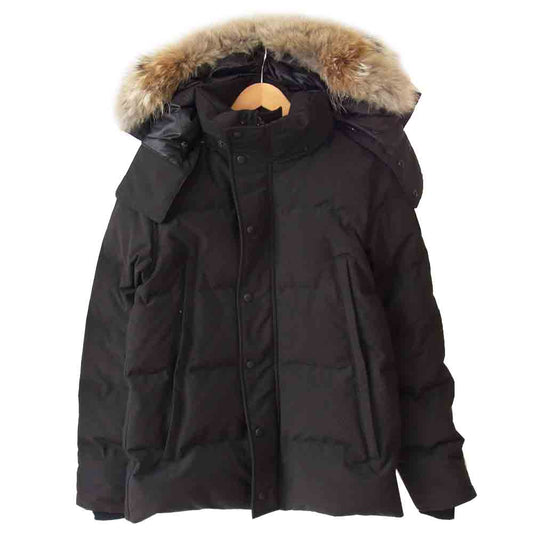 CANADA GOOSE カナダグース 3808MB 国内正規品 WYNDHAM PARKA BLACK LABEL ウィンダム パーカ ブラック レーベル ブラック系 180/92Y【中古】