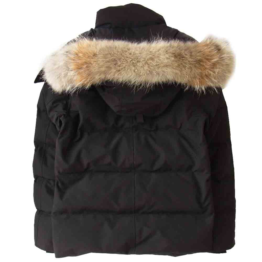 CANADA GOOSE カナダグース 3808MB 国内正規品 WYNDHAM PARKA BLACK LABEL ウィンダム パーカ ブラック レーベル ブラック系 180/92Y【中古】