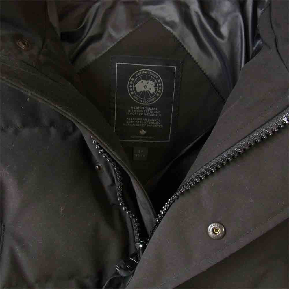 CANADA GOOSE カナダグース 3808MB 国内正規品 WYNDHAM PARKA BLACK LABEL ウィンダム パーカ ブラック レーベル ブラック系 180/92Y【中古】