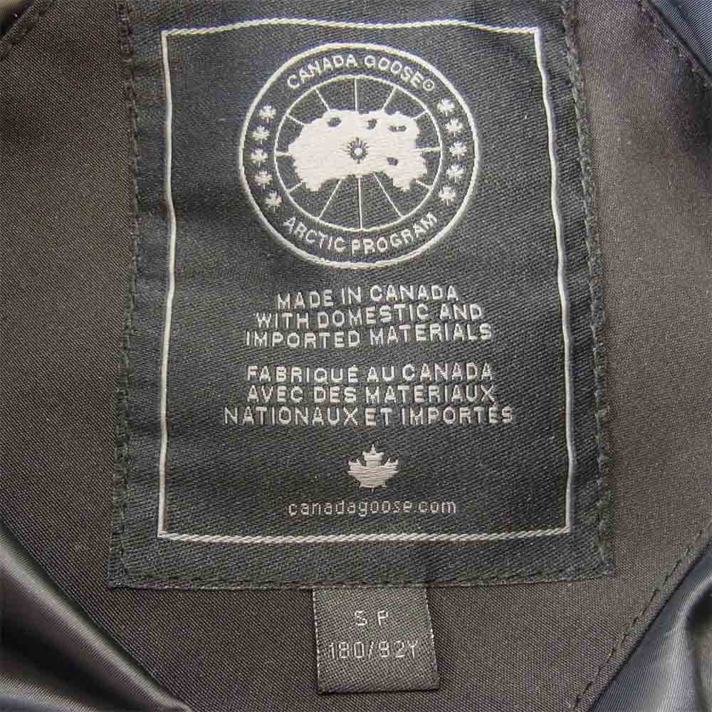 CANADA GOOSE カナダグース 3808MB 国内正規品 WYNDHAM PARKA BLACK LABEL ウィンダム パーカ ブラック レーベル ブラック系 180/92Y【中古】