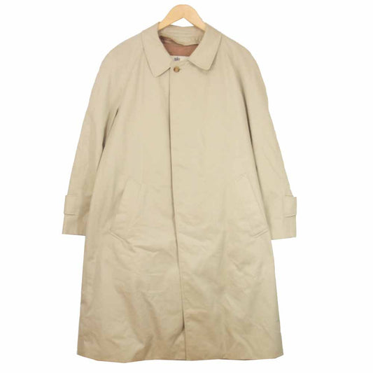 Aquascutum アクアスキュータム 英国製 ウールライナー付 ステンカラーコート ベージュ系 40【中古】