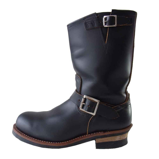 RED WING レッドウィング 9268 極上美品 BLACK KLONDIKE 茶芯 ブラッククロンダイク エンジニアブーツ ブラック系 27【美品】【中古】
