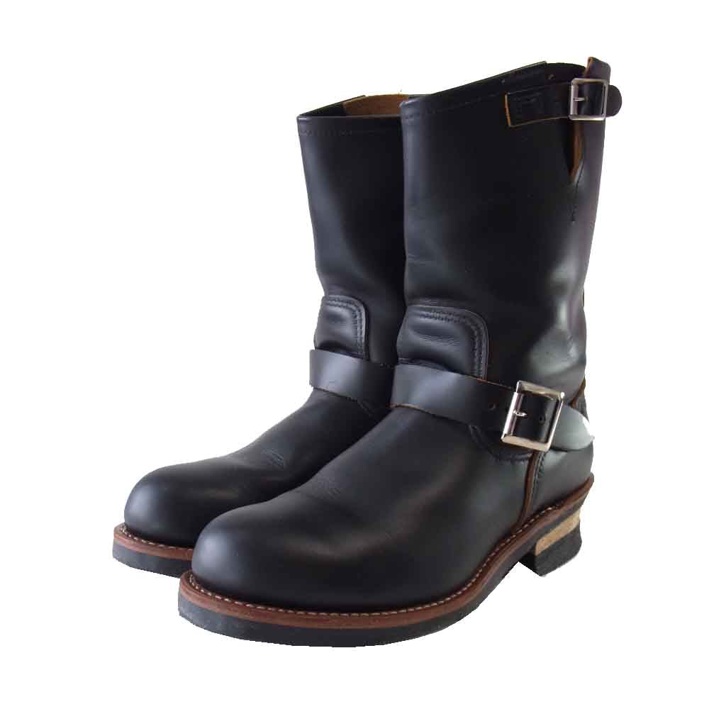RED WING レッドウィング 9268 極上美品 BLACK KLONDIKE 茶芯 ブラッククロンダイク エンジニアブーツ ブラック系 27【美品】【中古】